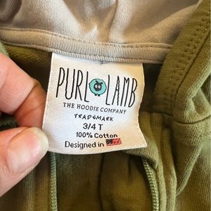 Purl Lamb | Pajamas | Purl Lamb Army Themed One Piece Hooded Pajamas